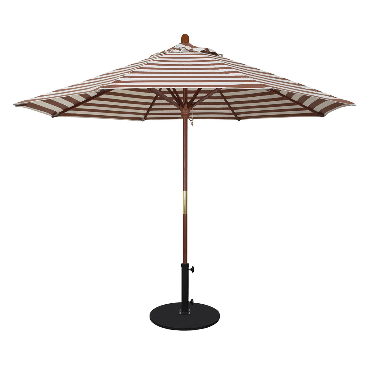 9 ft. Olefin Wood Market Umbrella Z1023