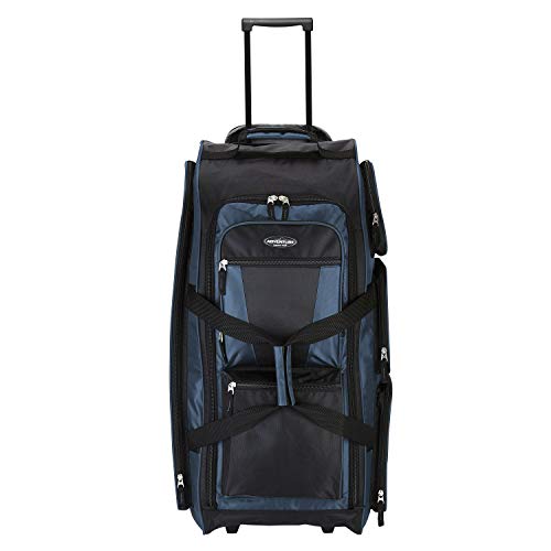 30 Inch Multi-pocket Rolling Duffel Bag R589