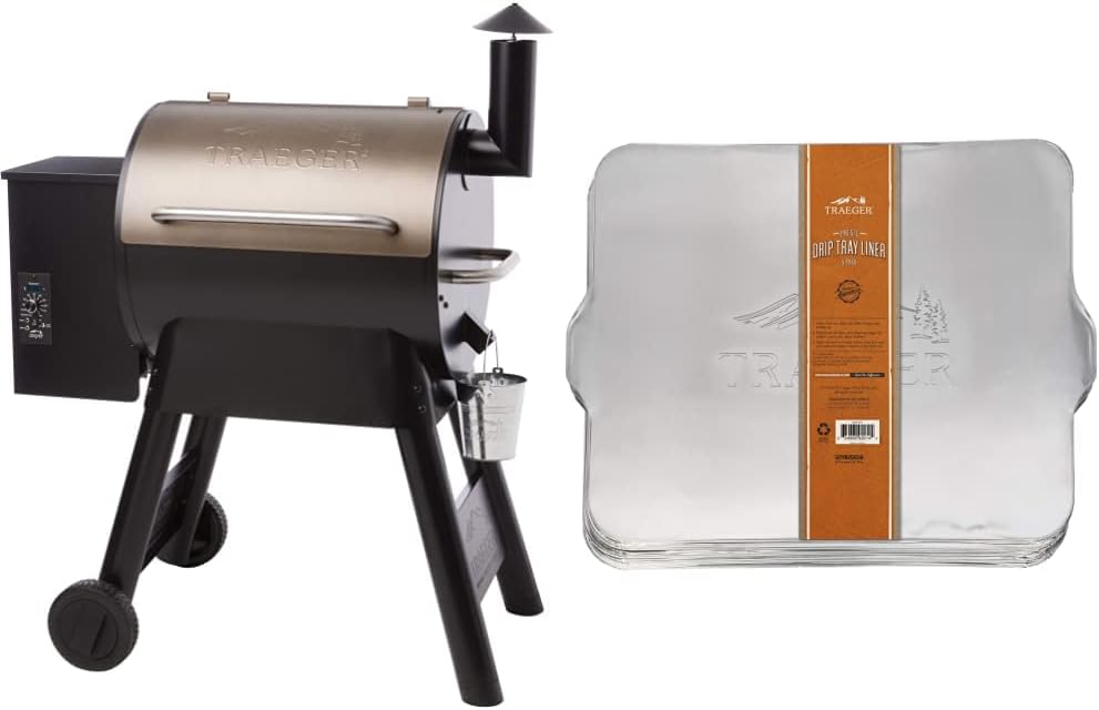 Bronze Electric Wood Pellet Grill and Smoker J362179