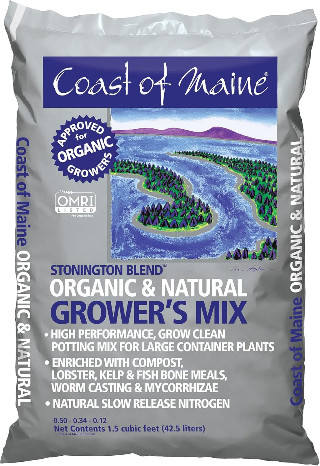 Organic Growers Potting Soil Mix, 1.5 Cubic Feet D46185