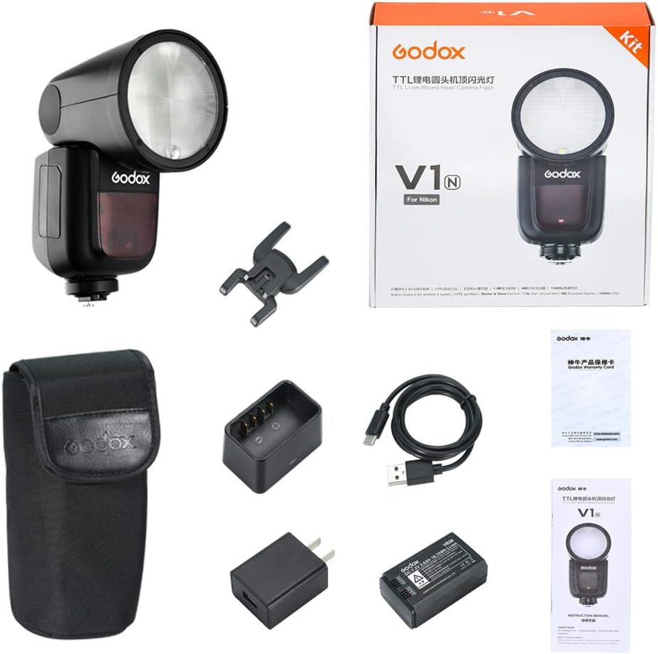 Camera Flash Speedlite with Wireless Flash Trigger A95289