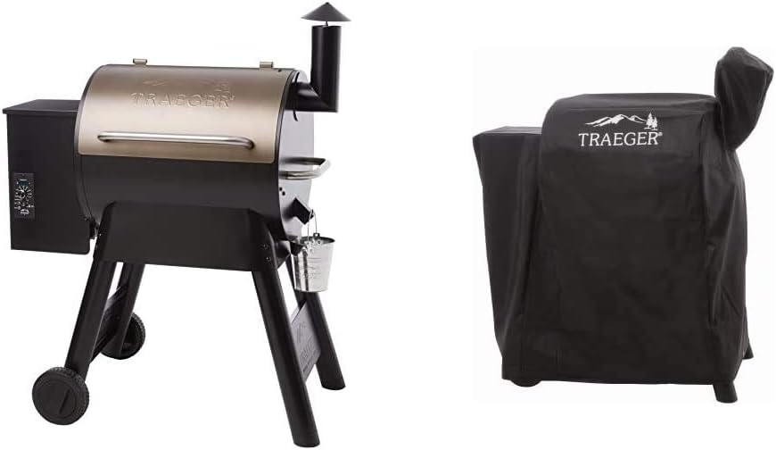 Bronze Electric Wood Pellet Grill and Smoker J362179