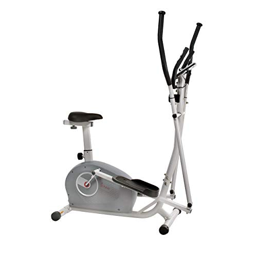 2-in-1 Magnetic Elliptical Upright Bike with Adjustable Seat D645