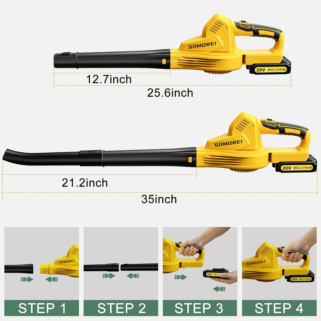 Cordless Battery Operated Leaf Blower H61713