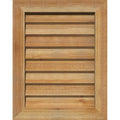 Unfinished Non-Functional Vertical Gable Vent P201