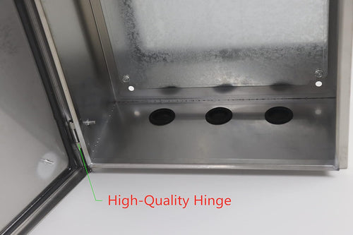 304 Stainless Steel Electrical Box 20'' x 16'' x 8'' Weatherproof N39199