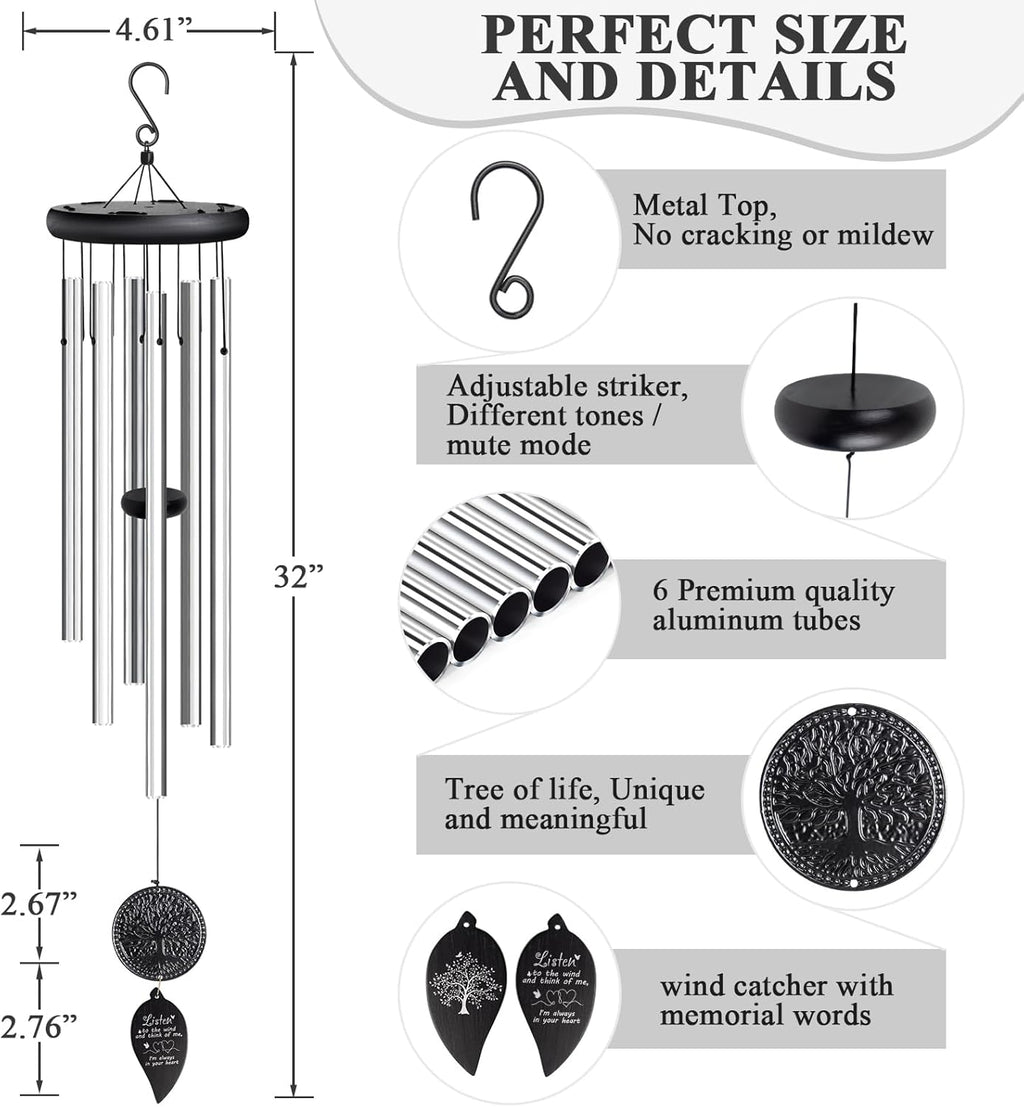 Deep Tone Memorial Wind Chimes N307