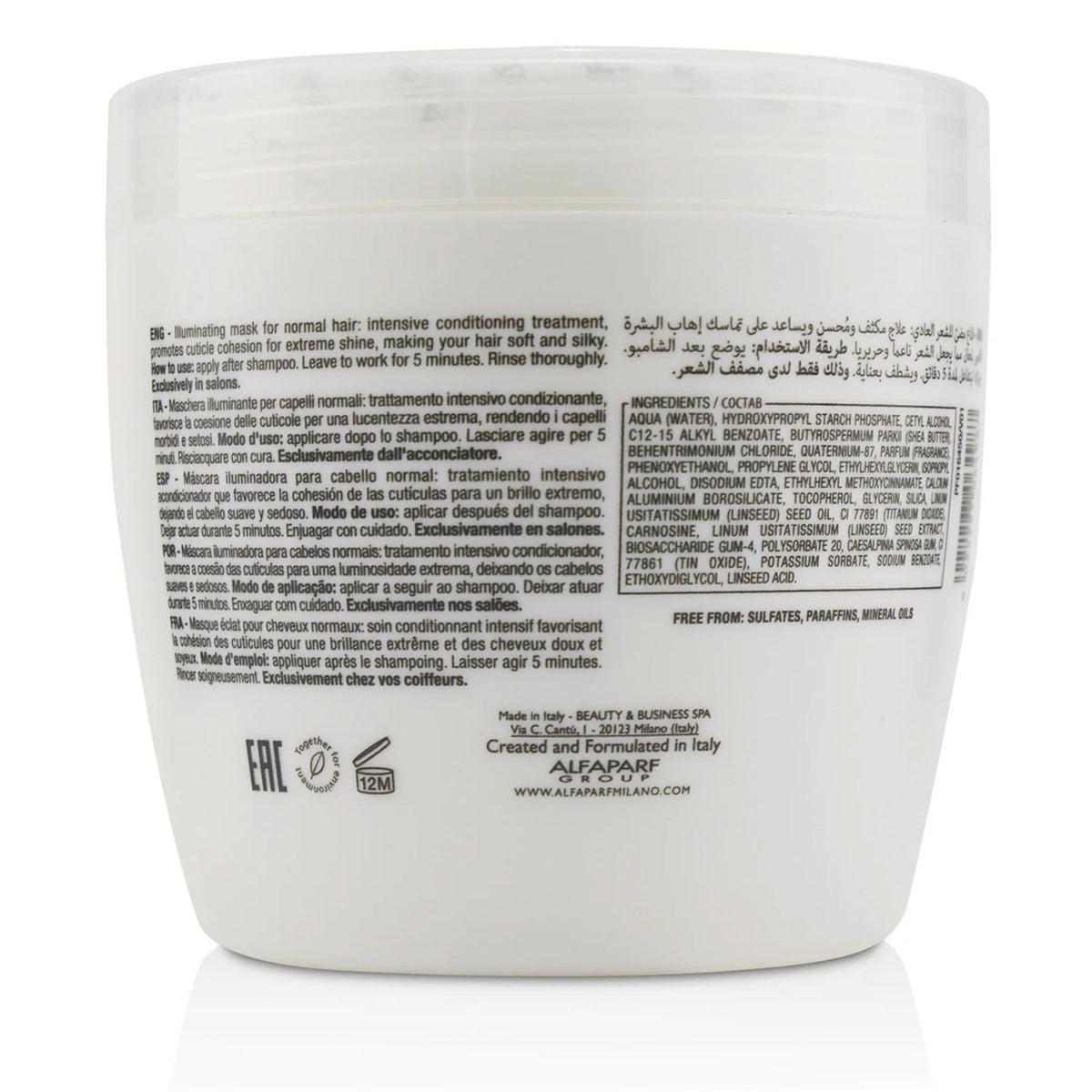 Semi Di Lino Diamond Illuminating Mask 500ml S925
