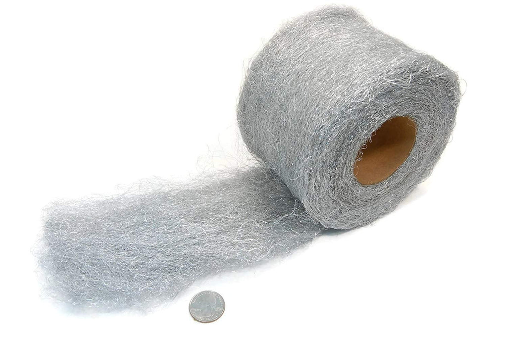 Aluminum Wool Medium Grade 1lb Roll X7238