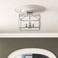 Chrome 3-Light Semi Flush Mount X65760