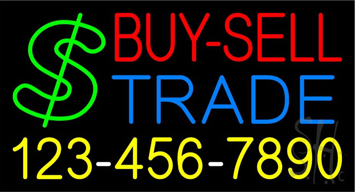 Multi Colored LED Neon Sign 20 x 37 inches with Dimmer N66894
