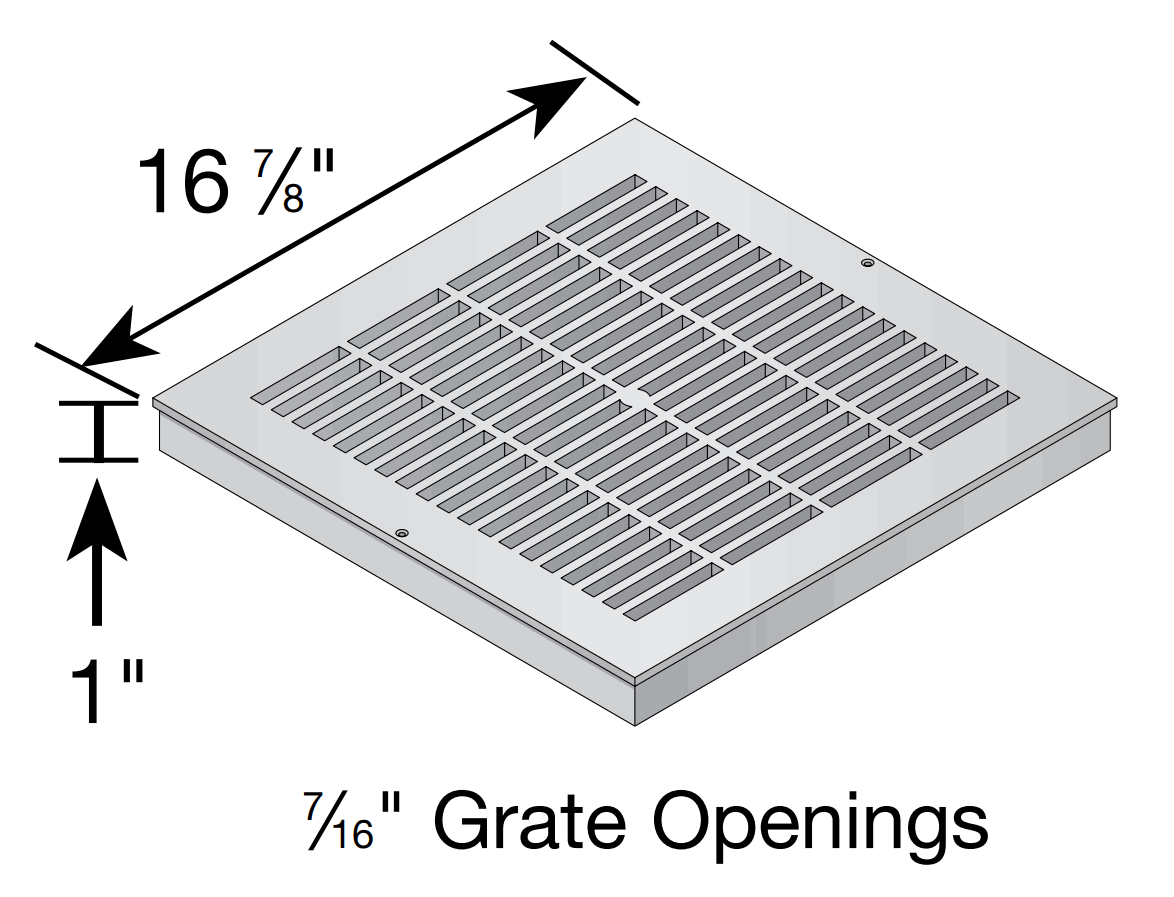 18x22 Square Grate L55353