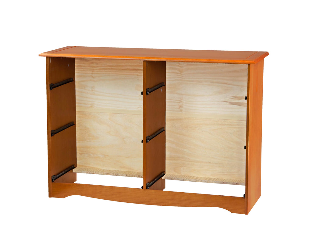 Solid Wood Double Dresser Honey Pine B26618