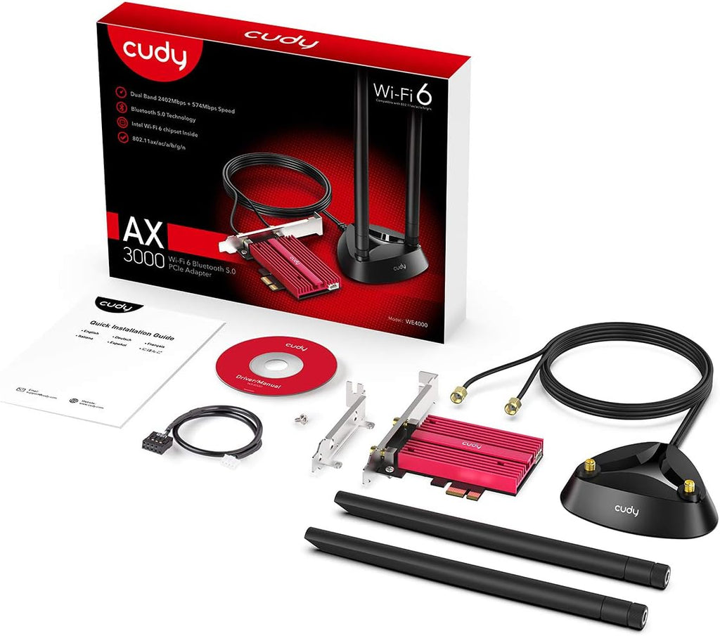 AX5400 WiFi 6 PCIe Card with Bluetooth 5.0 G7363