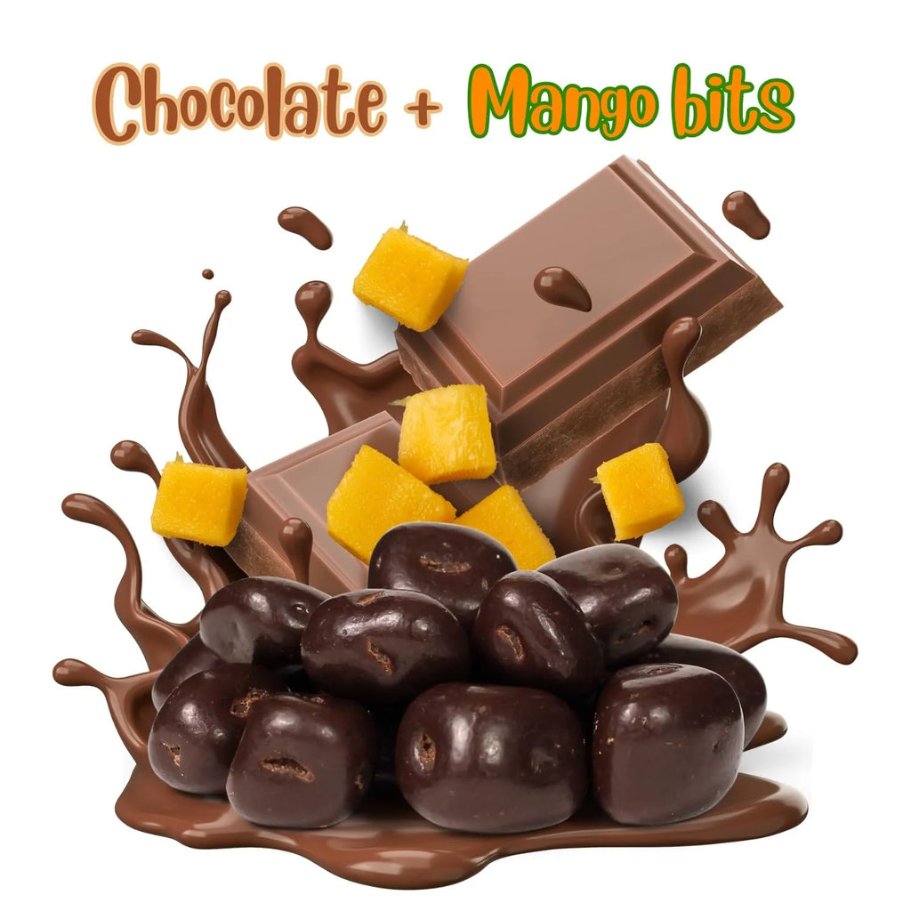 Dark Chocolate Covered Dried Mango 2 Lbs Bulk Bag M68014