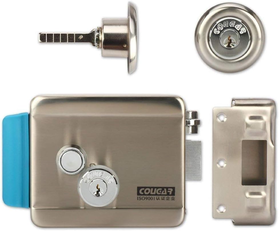 Stainless Steel Electronic Door Lock with 6 Computerized Keys Q959046