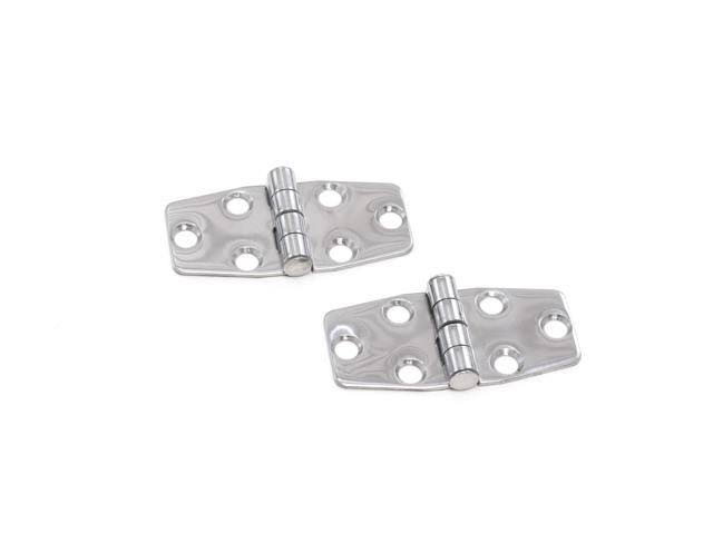 Polished Stainless Steel Marine Grade Door Hinges 3 x 1.5 Inches Set of 50 J96082