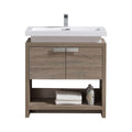 32 in. Modern Bathroom Vanity with Cubby Hole M483595