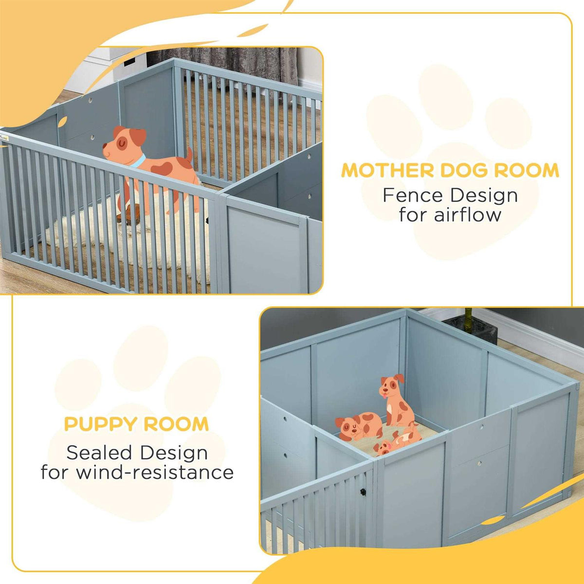 81 x 40 Whelping Box for Dogs H514