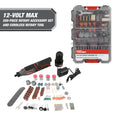 12V Cordless Variable Speed Rotary Tool with 40 Accessories and 200-Piece Accessory Kit M52419