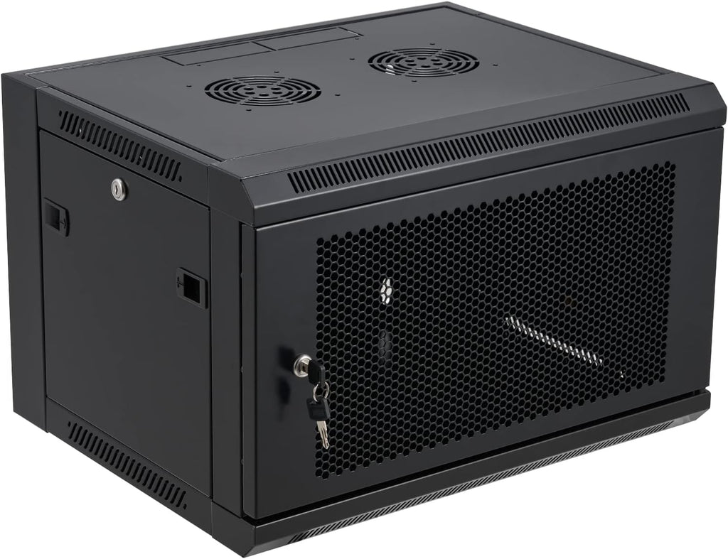 6U Wall Mount Server Cabinet Network Rack Vented Enclosure Locking Door Z400