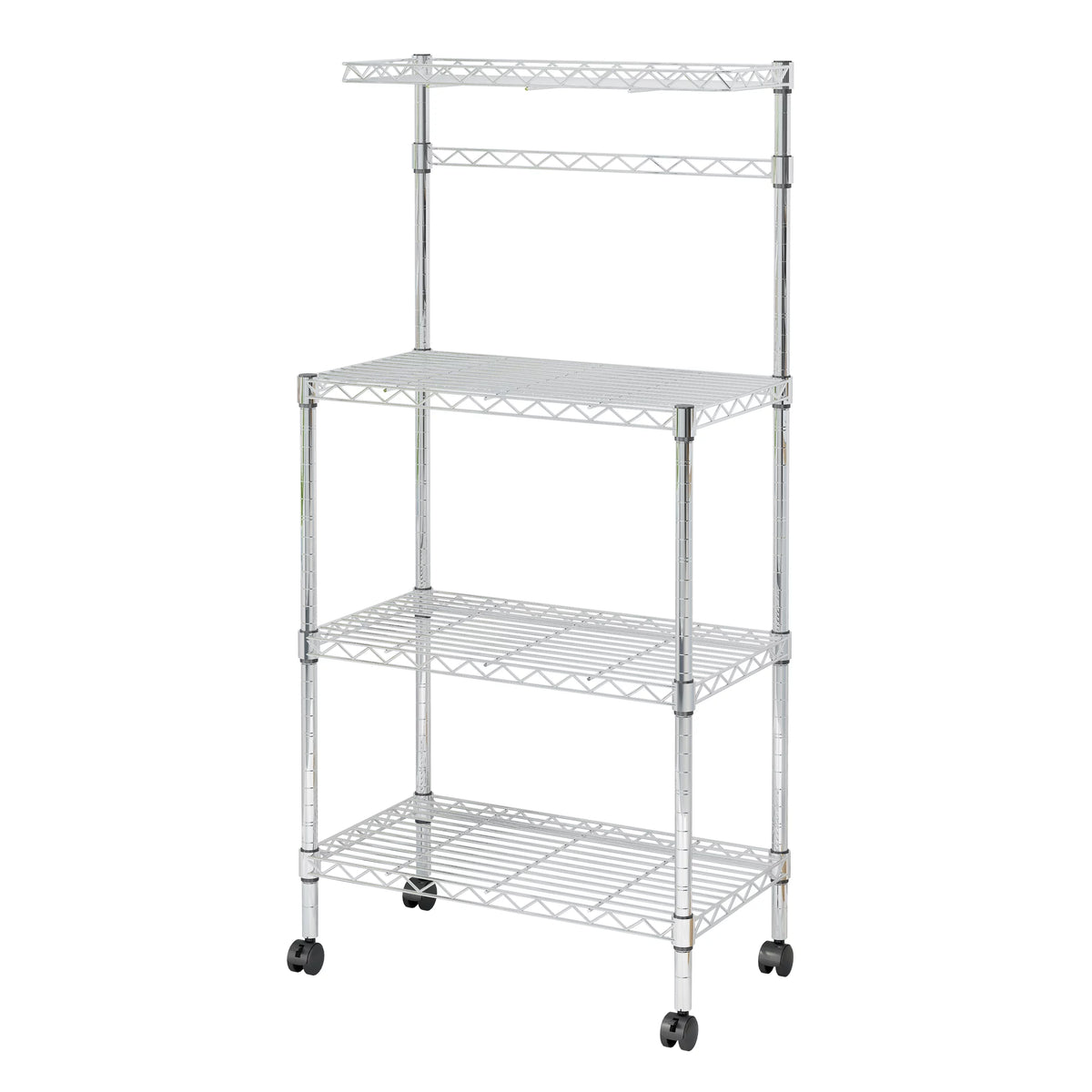 4-Tier Rolling Kitchen Baker's Rack with Storage Shelves X62925