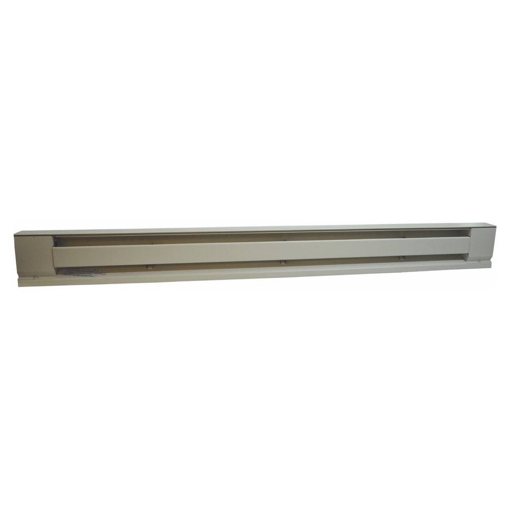 96in Baseboard Blank Section, White E94390