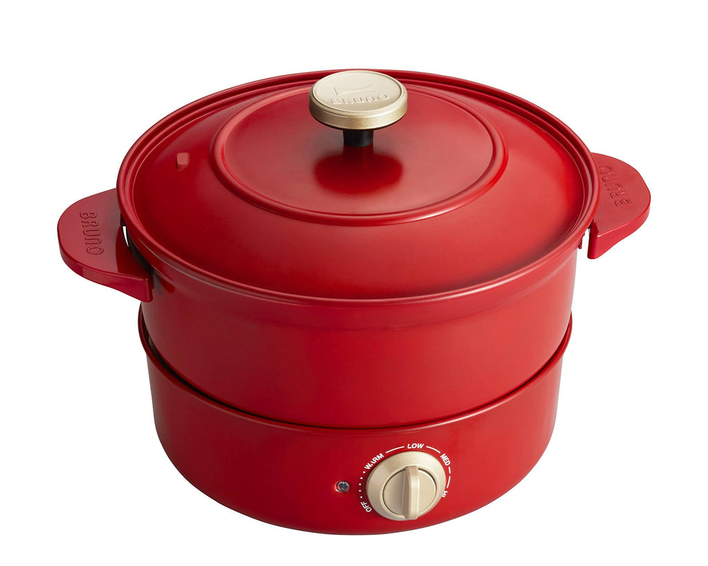 Red Electric Grill Pot Y82037