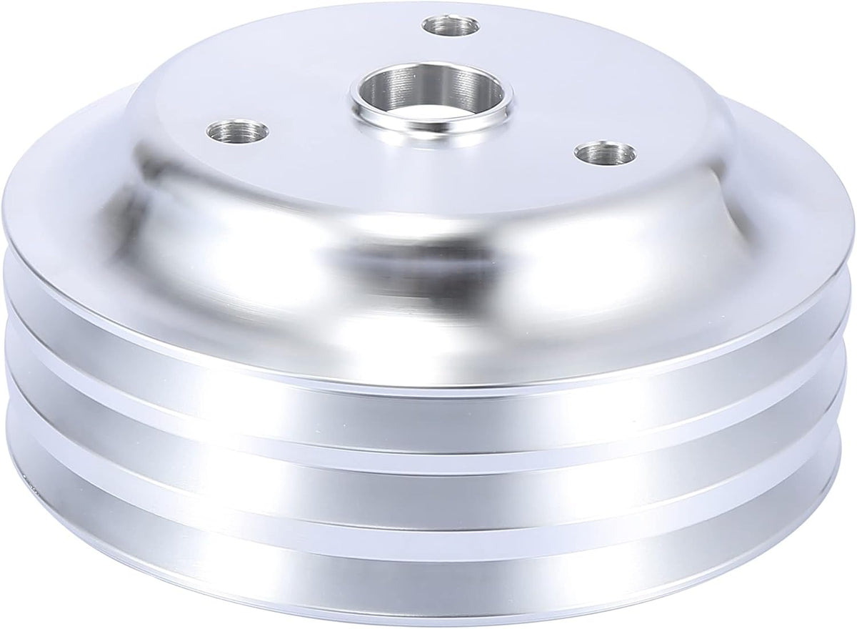 Crankshaft Pulley Triple Groove for Chevy SBC 350 Engine Pack of 2 W892718